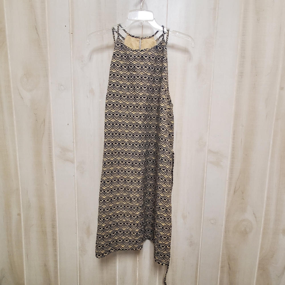 Banana Republic Slip Dress Aztec Geometric Boho Prep  Large - Picture 2 of 9